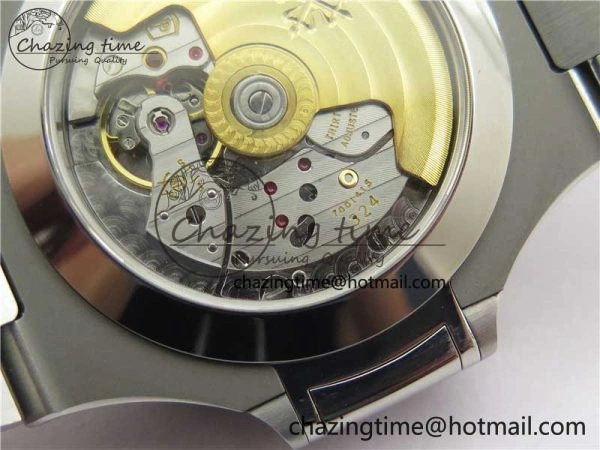 Nautilus 5726 Full Function SS PPF 1:1 Best Edition White Dial on SS Bracelet A TopPick 8853