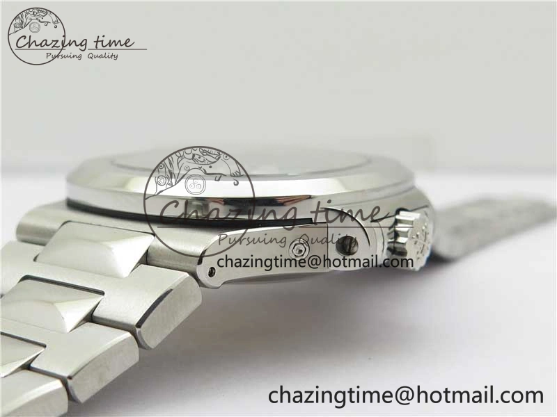 Nautilus 5726 Full Function SS PPF 1:1 Best Edition White Dial on SS Bracelet A TopPick 8853