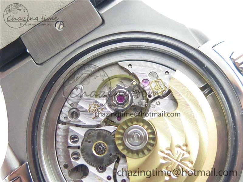 Stylish Nautilus 5726 PF Best Edition Blue Dial Working Annual Calendar On Black Croco Leather Strap A. 8950