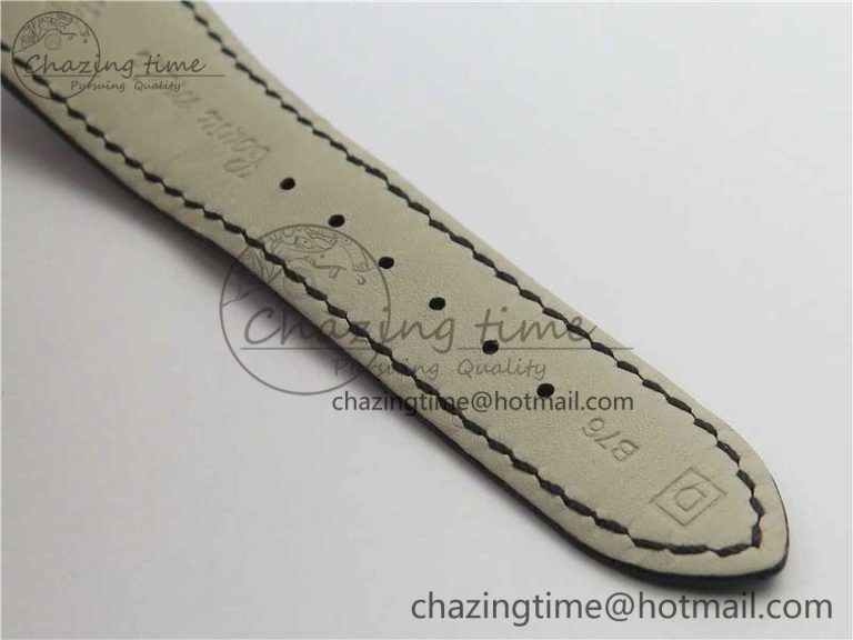 Nautilus 5726 PF Best Edition White Dial Working Annual Calendar On Black Croco Leather Strap A. Durable 8952