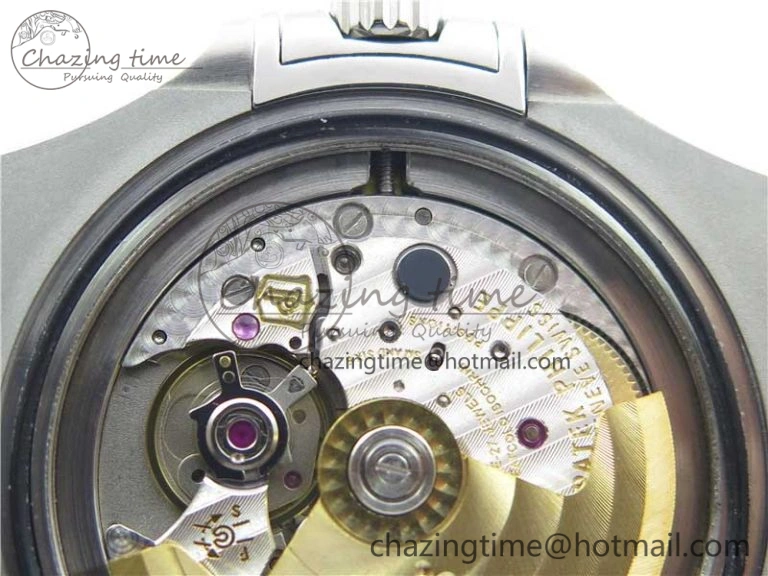 Nautilus 5726 PF Best Edition White Dial Working Annual Calendar On Black Croco Leather Strap A. Durable 8952