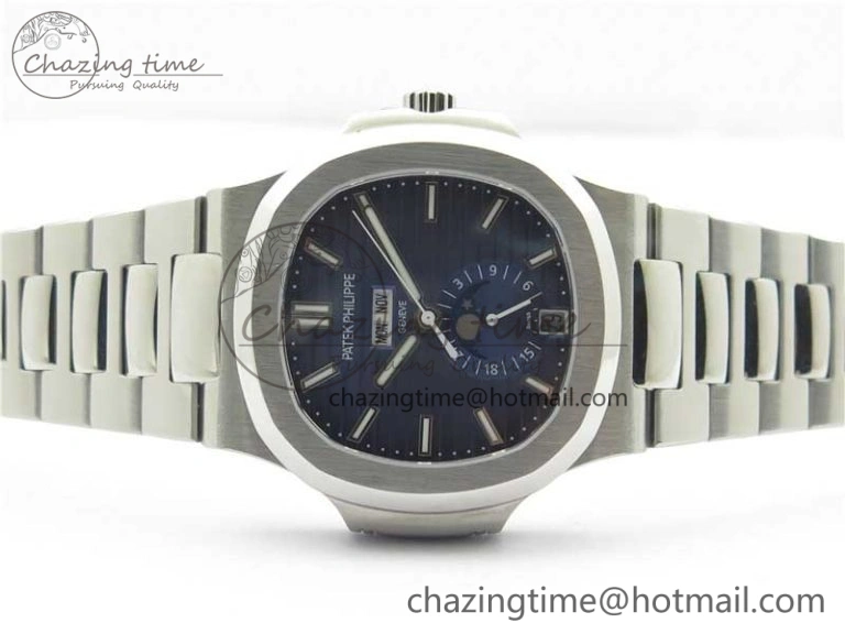 Nautilus 5726 SS V9F Best Edition Blue Dial Working Annual Calendar SS BRACELET A.324 V Sleek 8891