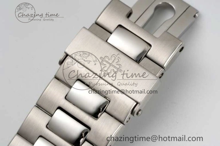 Nautilus 5740 SS GRF Best Edition Blue Dial Diamonds Bezel on SS Bracelet A Casual 8835