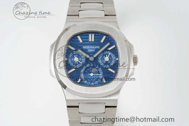 Nautilus 5740 SS GRF Best Edition Blue Dial on SS Bracelet A AllSeason 8837