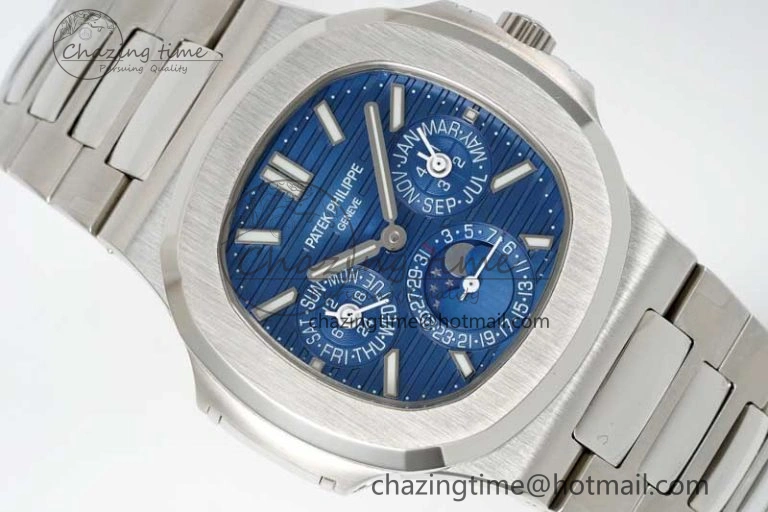Nautilus 5740 SS GRF Best Edition Blue Dial on SS Bracelet A AllSeason 8837