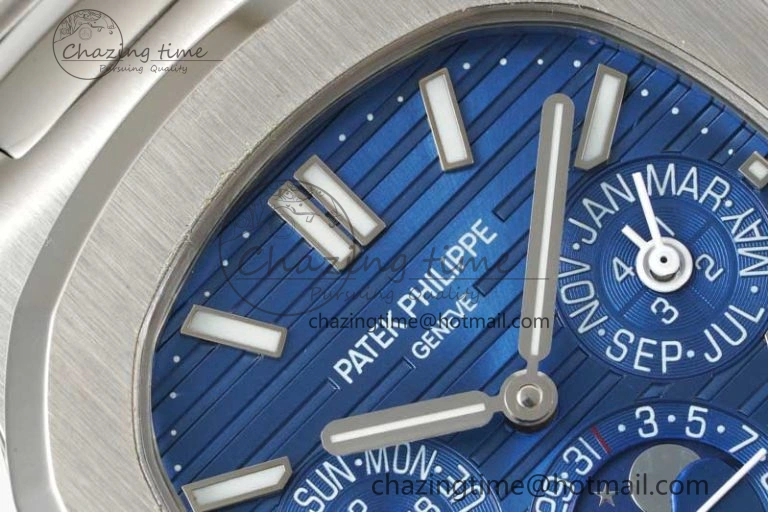 Nautilus 5740 SS GRF Best Edition Blue Dial on SS Bracelet A AllSeason 8837