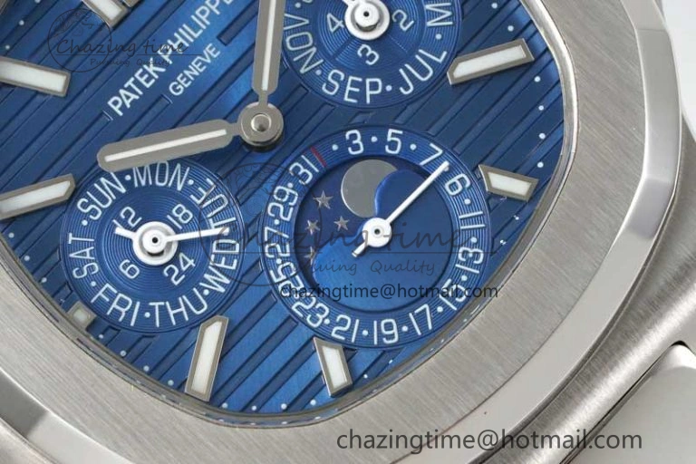 Nautilus 5740 SS GRF Best Edition Blue Dial on SS Bracelet A AllSeason 8837