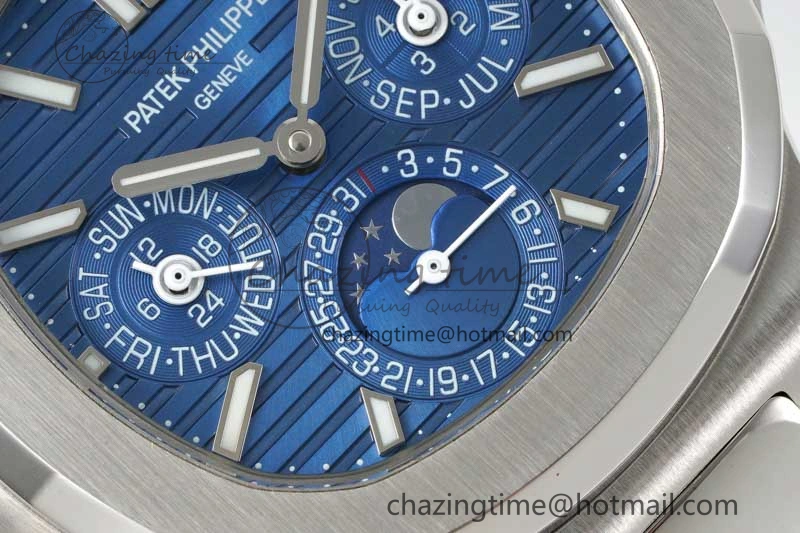 Nautilus 5740 SS GRF Best Edition Blue Dial on SS Bracelet A AllSeason 8837