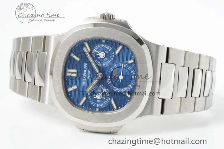 Nautilus 5740 SS GRF Best Edition Blue Dial on SS Bracelet A AllSeason 8837