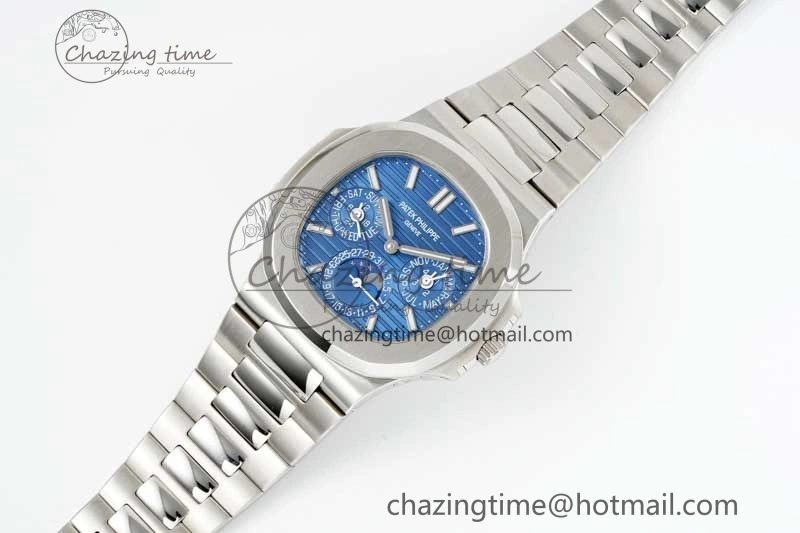 Nautilus 5740 SS GRF Best Edition Blue Dial on SS Bracelet A AllSeason 8837