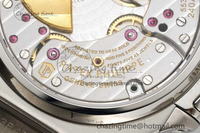 Nautilus 5740 SS GRF Best Edition Blue Dial on SS Bracelet A AllSeason 8837