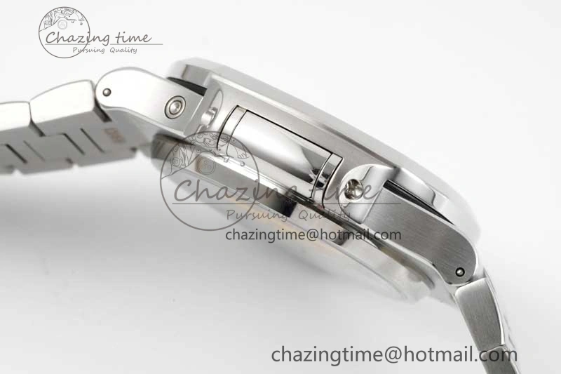Nautilus 5740 SS GRF Best Edition Gray Dial Diamonds Bezel on SS Bracelet A Packable 8836