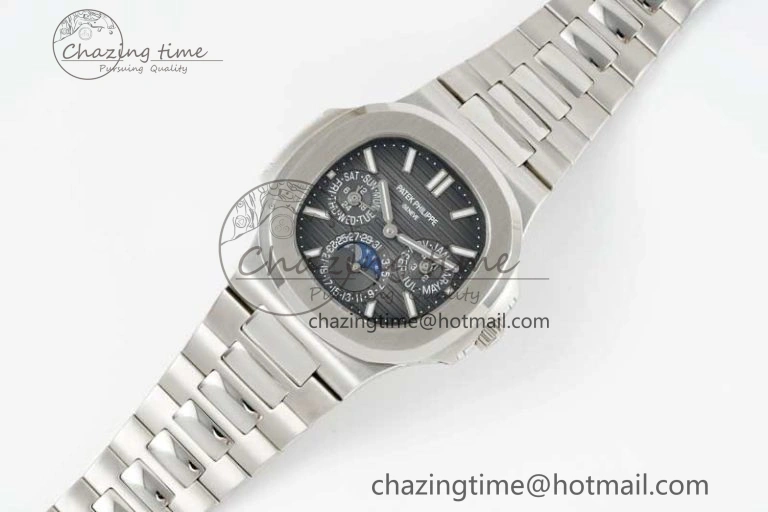 Nautilus 5740 SS GRF Best Edition Gray Dial on SS Bracelet A Fashionable 8838