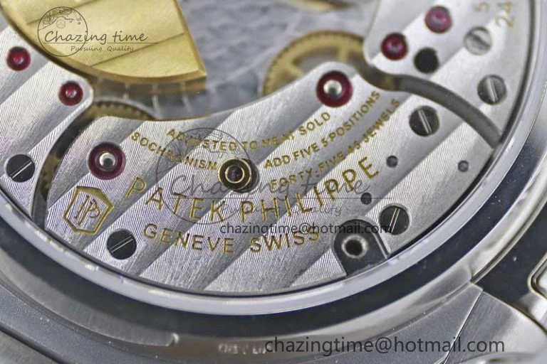 Refined Nautilus 5740 SS GRF Best Edition Green Dial on SS Bracelet A 8832