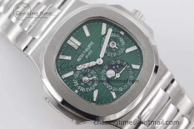 Refined Nautilus 5740 SS GRF Best Edition Green Dial on SS Bracelet A 8832