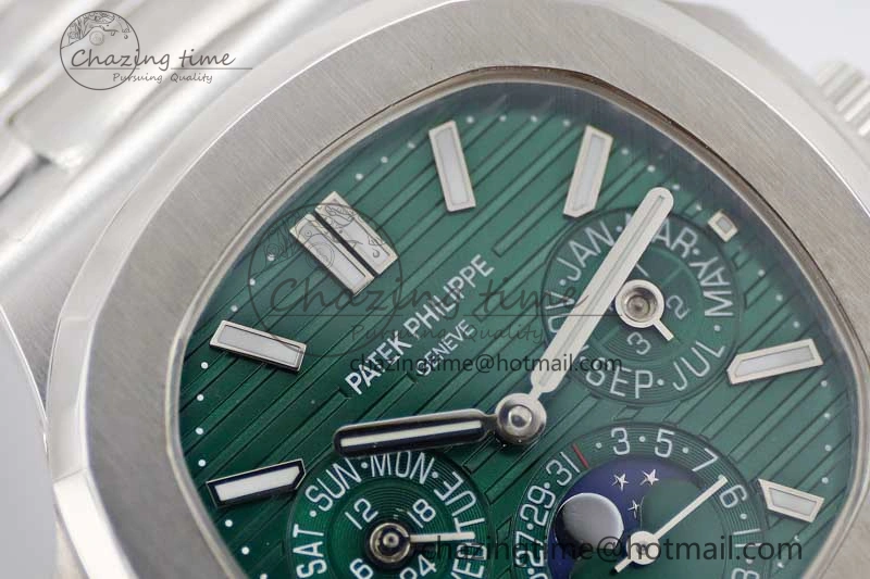 Refined Nautilus 5740 SS GRF Best Edition Green Dial on SS Bracelet A 8832