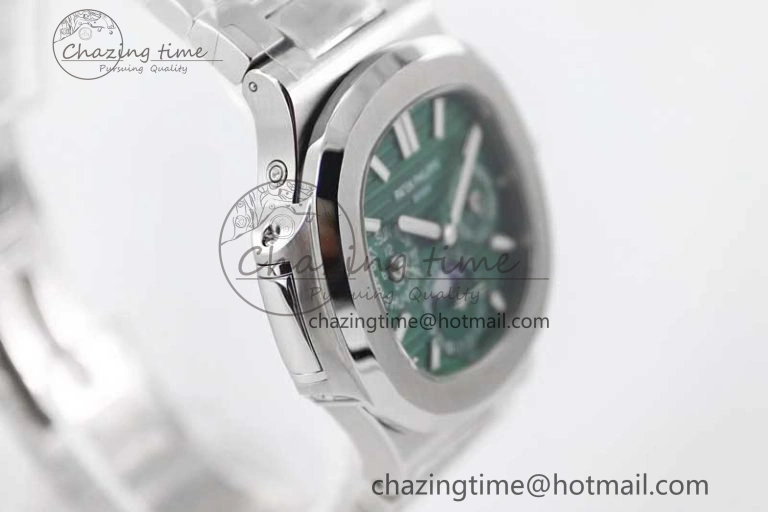 Refined Nautilus 5740 SS GRF Best Edition Green Dial on SS Bracelet A 8832