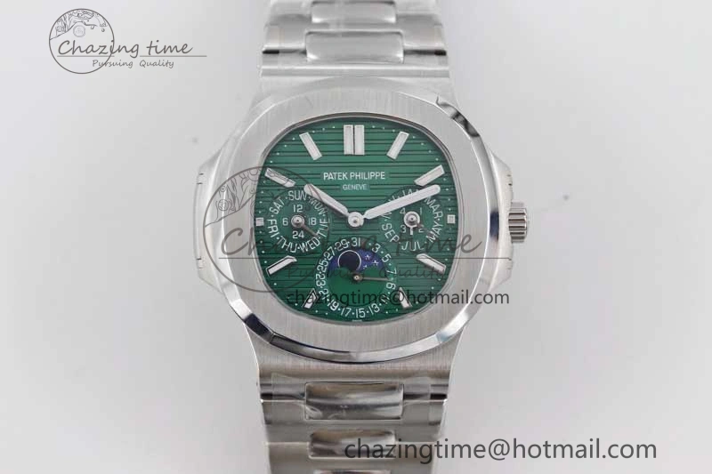 Refined Nautilus 5740 SS GRF Best Edition Green Dial on SS Bracelet A 8832