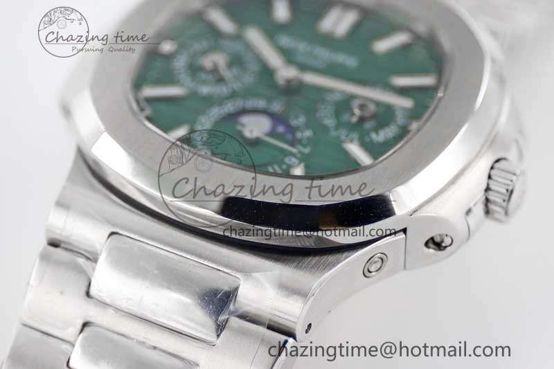 Refined Nautilus 5740 SS GRF Best Edition Green Dial on SS Bracelet A 8832