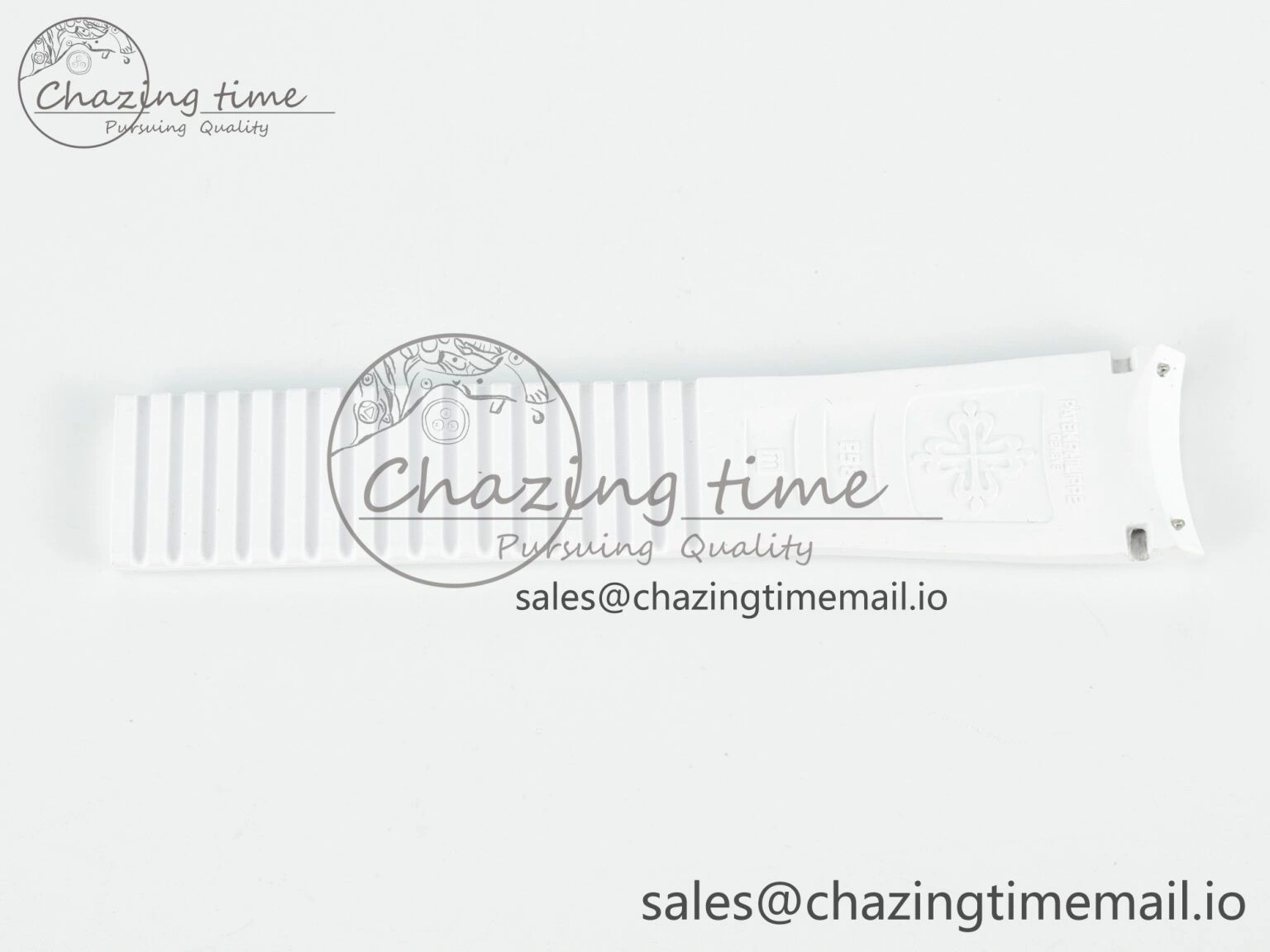 FreshLook Nautilus 5980 Best Edition White Rubber Strap (Fits the Gen size) 8670