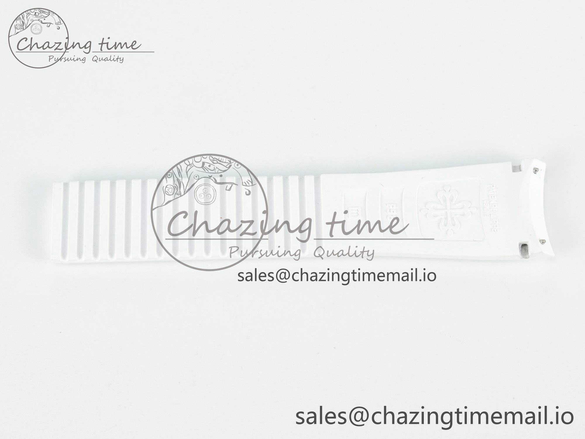 FreshLook Nautilus 5980 Best Edition White Rubber Strap (Fits the Gen size) 8670