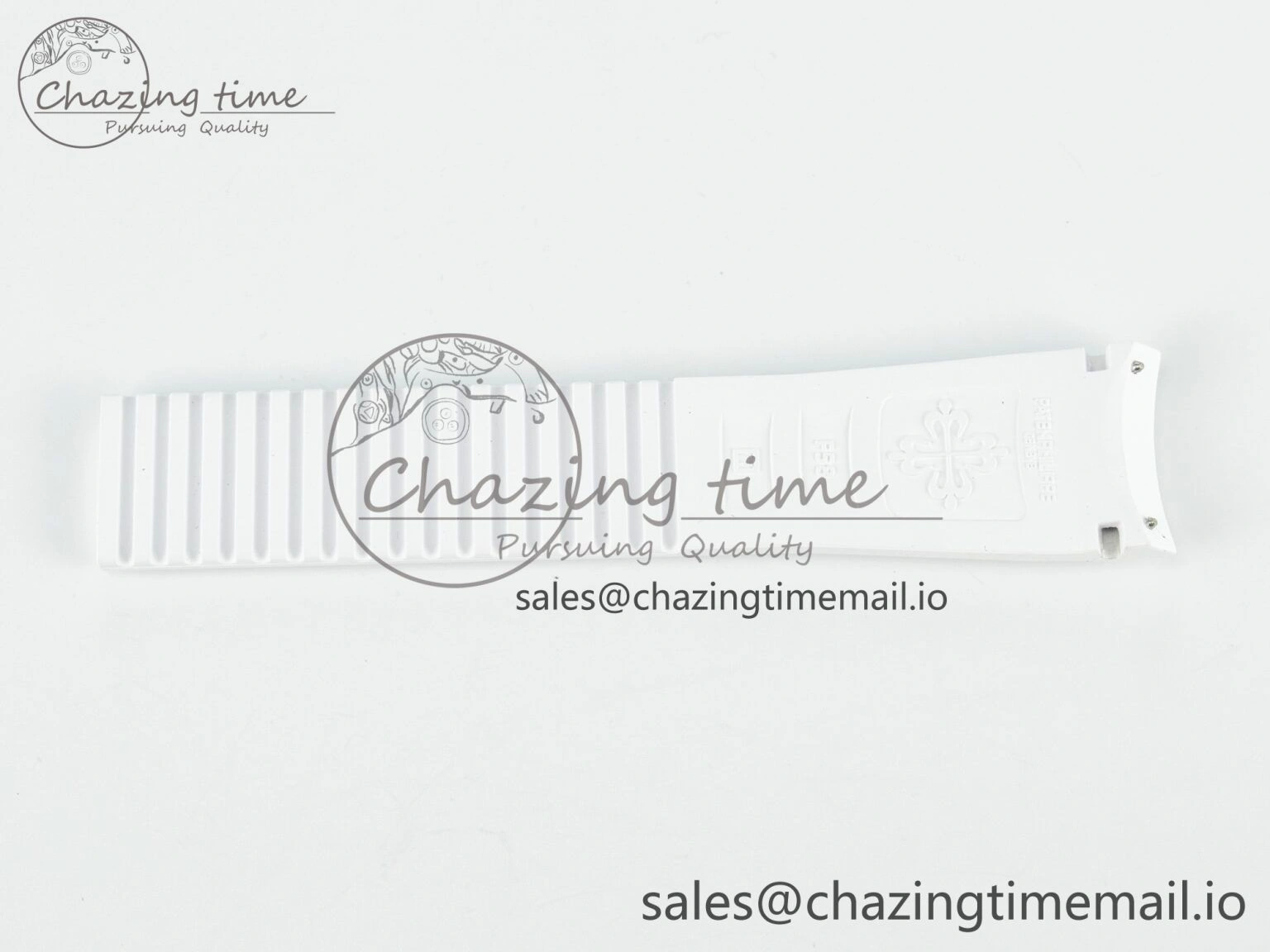 FreshLook Nautilus 5980 Best Edition White Rubber Strap (Fits the Gen size) 8670