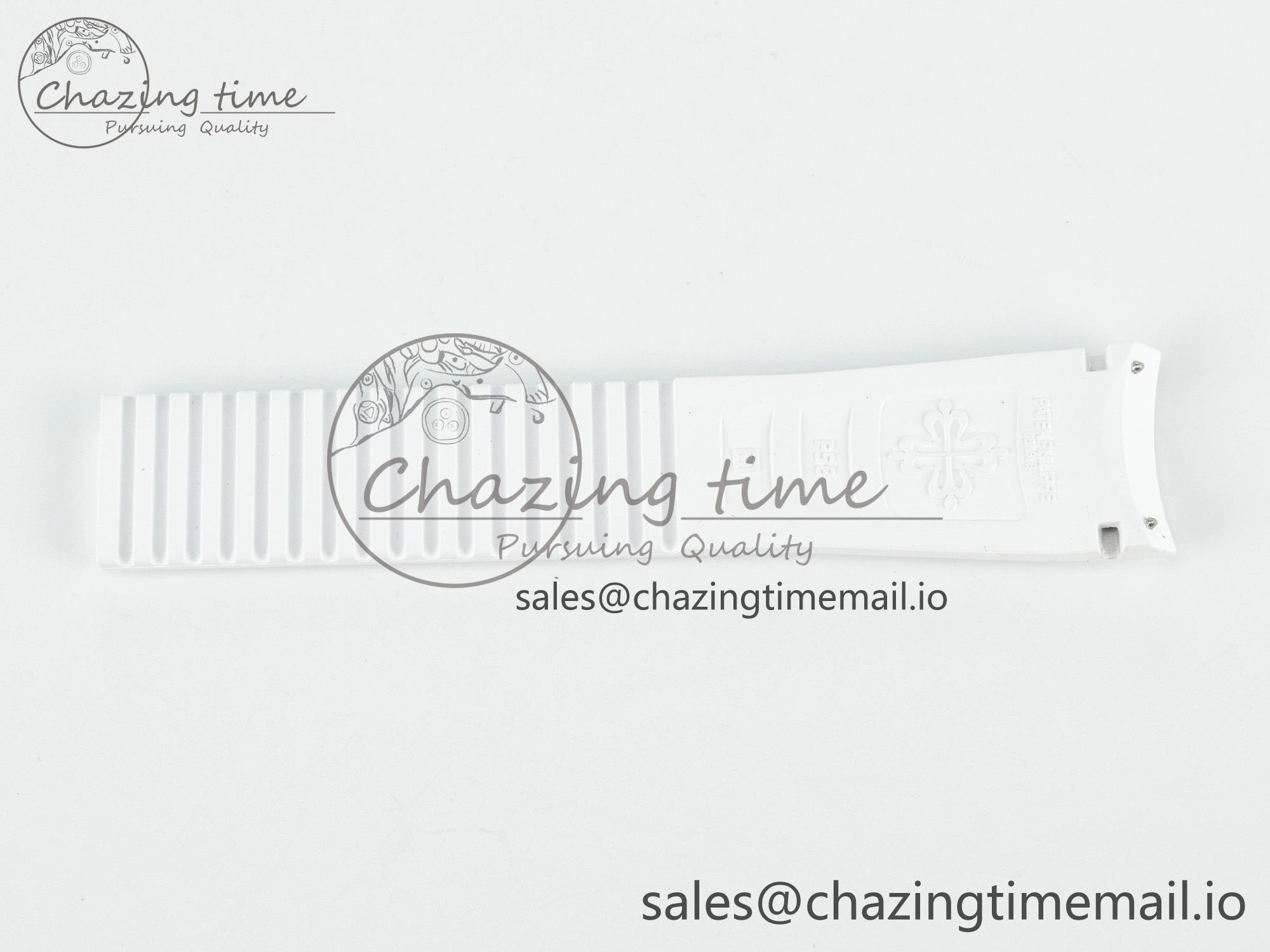FreshLook Nautilus 5980 Best Edition White Rubber Strap (Fits the Gen size) 8670