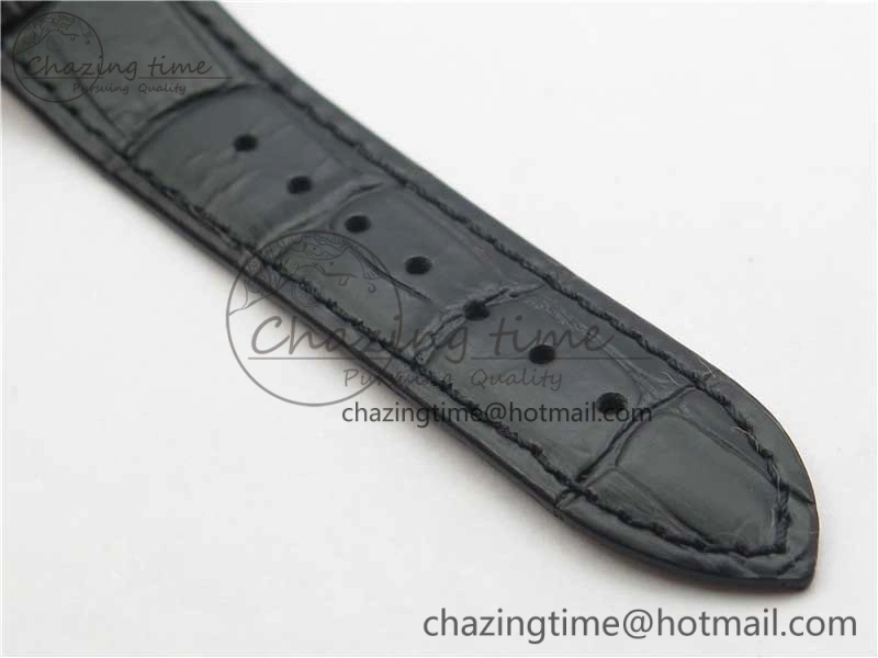 Nautilus 5980 SS 3KF Best Edition White Dial on Black Leather Strap A Lightweight 8928