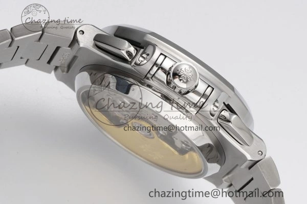 Nautilus 5980 SS PPF Best Edition Black Dial on SS Bracelet A28- AllSeason 8819