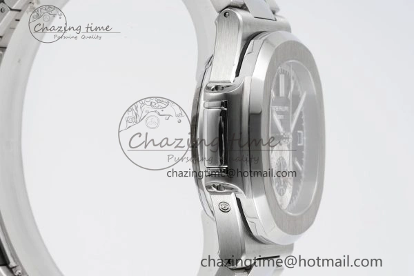 Nautilus 5980 SS PPF Best Edition Black Dial on SS Bracelet A28- AllSeason 8819