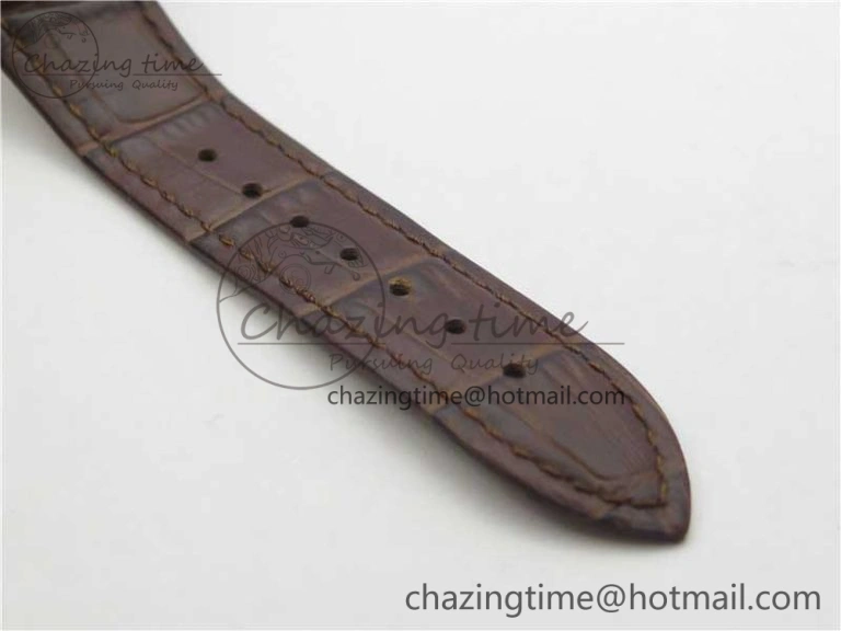 Nautilus 5980 SS RG 3KF Best Edition Blue Dial on Brown Leather Strap A Flexible 8926