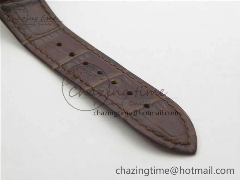 Nautilus 5980 SS RG 3KF Best Edition Blue Dial on Brown Leather Strap A Flexible 8926