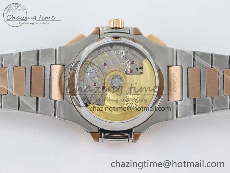 Upgraded Nautilus 5980 SS RG TWF Best Edition Blue Dial on SS RG Bracelet A 8841
