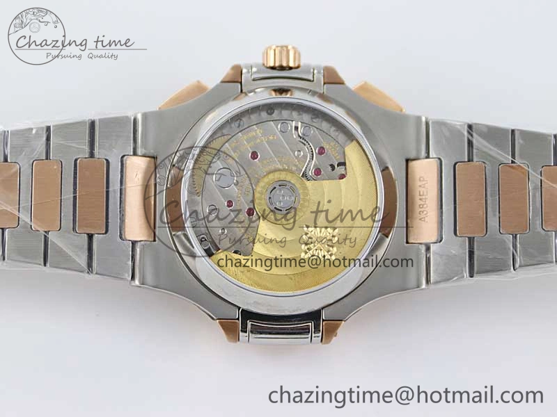 Upgraded Nautilus 5980 SS RG TWF Best Edition Blue Dial on SS RG Bracelet A 8841