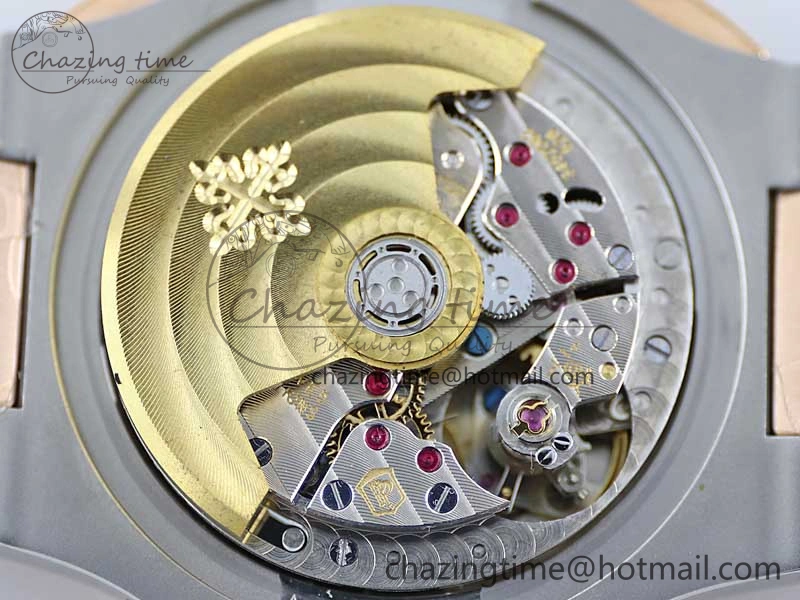 Upgraded Nautilus 5980 SS RG TWF Best Edition Blue Dial on SS RG Bracelet A 8841
