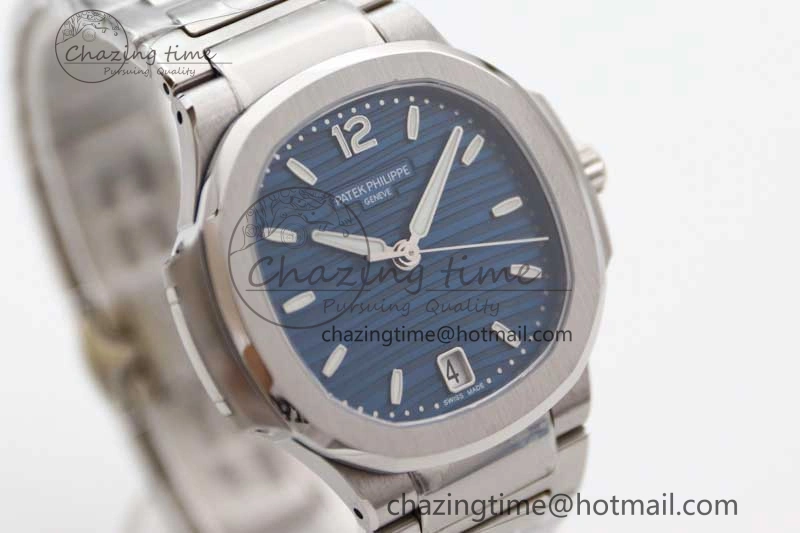 Nautilus 7118 Ladies MSF 1:1 Best Edition Blue Dial on SS Bracelet A324 Super Clone QuickDry 8817