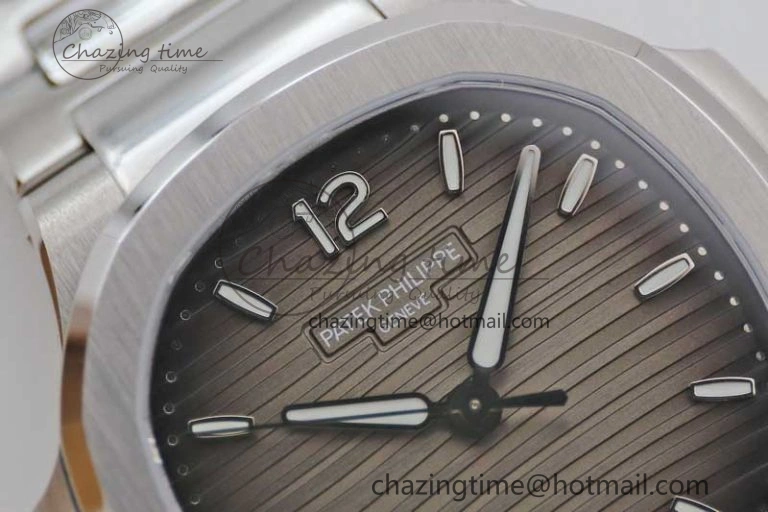 Nautilus 7118 Ladies MSF 1:1 Best Edition Gray Dial on SS Bracelet A324 Super Clone MoistureWicking 10168