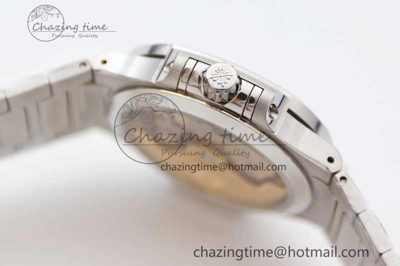 Nautilus 7118 Ladies MSF 1:1 Best Edition Gray Dial on SS Bracelet A324 Super Clone MoistureWicking 10168