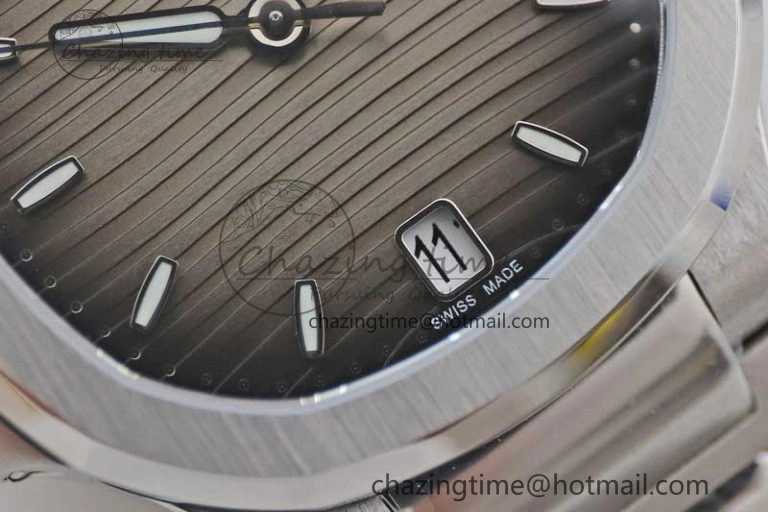 Nautilus 7118 Ladies MSF 1:1 Best Edition Gray Dial on SS Bracelet A324 Super Clone MoistureWicking 10168