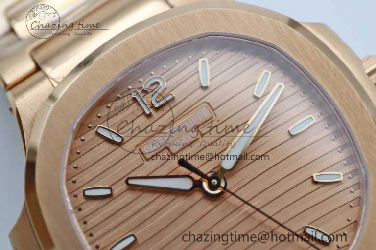 Colorful Nautilus 7118 Ladies RG MSF 1:1 Best Edition RG Dial on RG Bracelet A324 Super Clone 8811