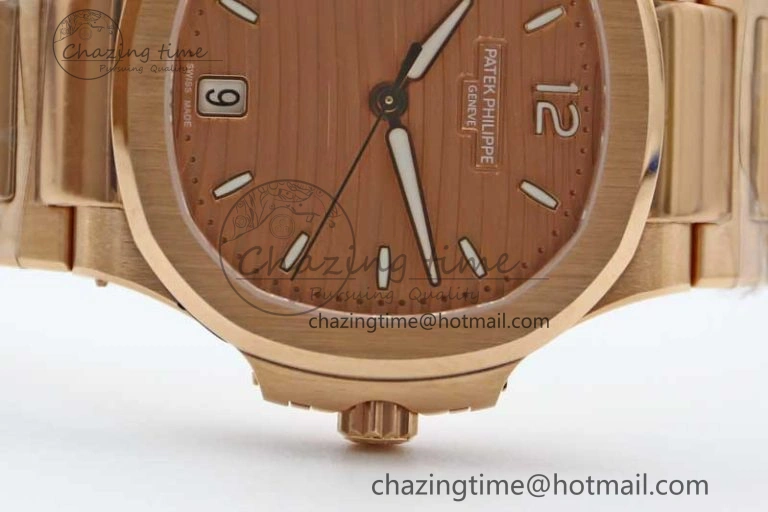 Colorful Nautilus 7118 Ladies RG MSF 1:1 Best Edition RG Dial on RG Bracelet A324 Super Clone 8811