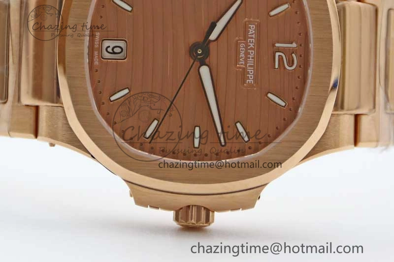 Colorful Nautilus 7118 Ladies RG MSF 1:1 Best Edition RG Dial on RG Bracelet A324 Super Clone 8811