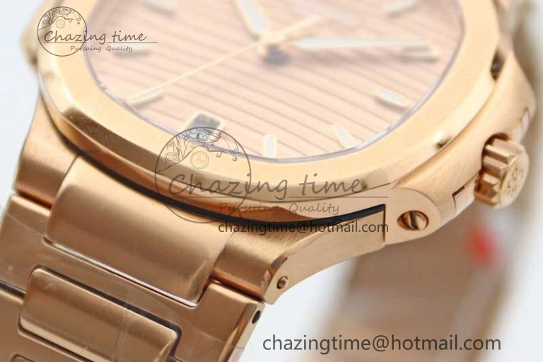 Colorful Nautilus 7118 Ladies RG MSF 1:1 Best Edition RG Dial on RG Bracelet A324 Super Clone 8811