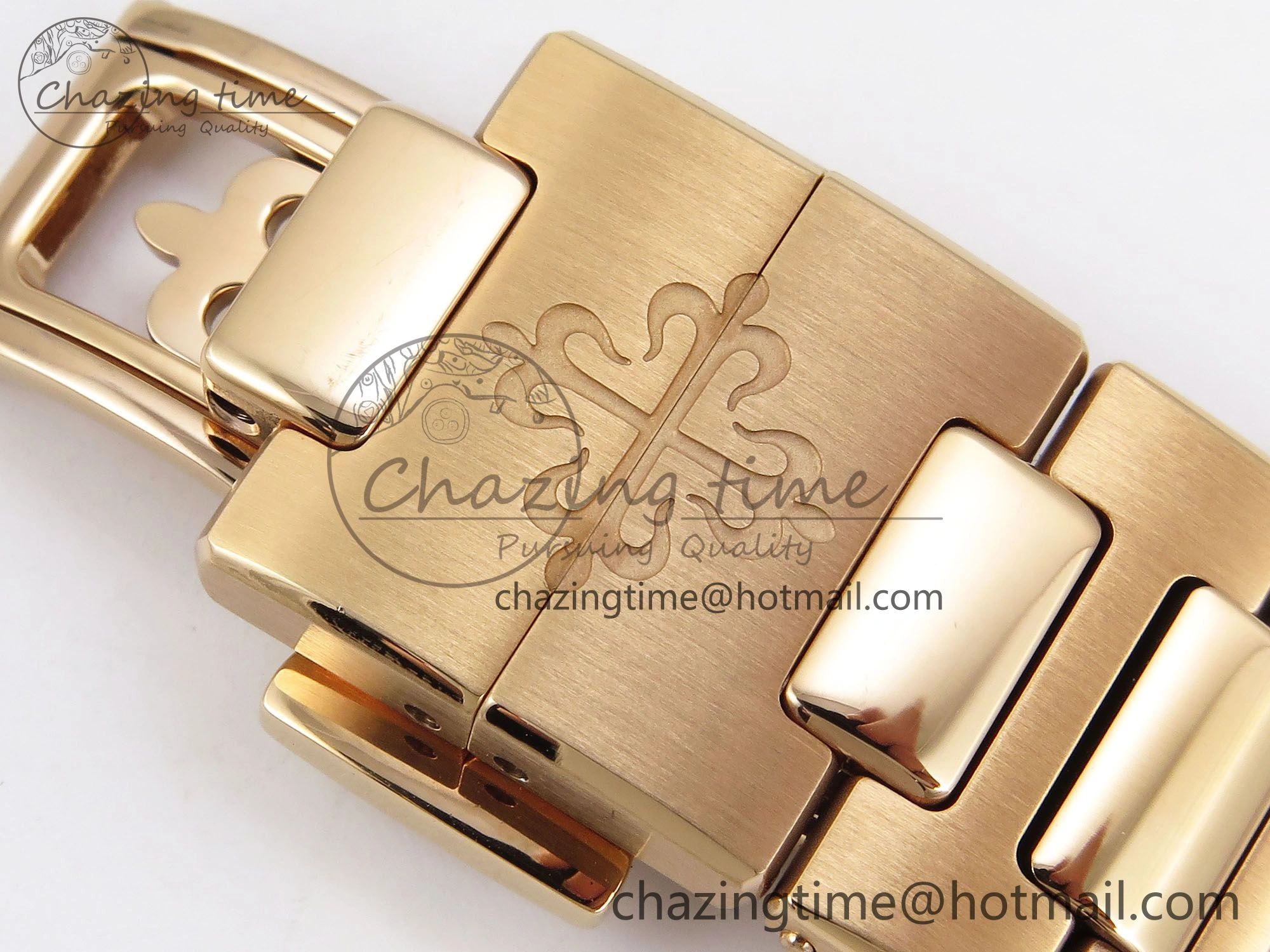 TopPick Nautilus 7118 Ladies RG Orange Diamonds PPF 1:1 Best Edition RG Dial on RG Bracelet 324CS 8732