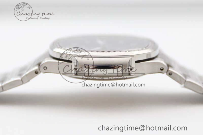 Premium Nautilus 7118 1A MSF 1:1 Best Edition Blue Textured Dial Diamonds Bezel on SS Bracelet A324 Super Clone 10170