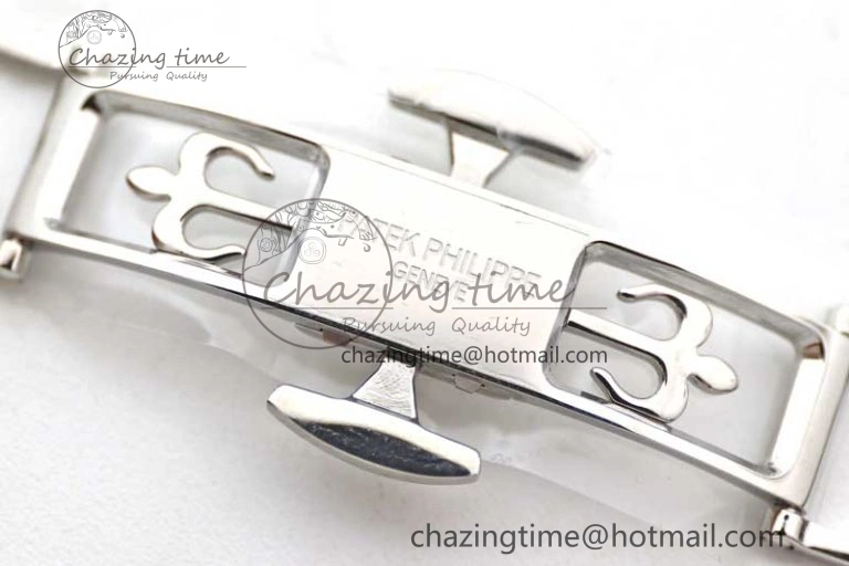 Bold Nautilus 7118 1A MSF 1:1 Best Edition White Textured Dial Diamonds Bezel on SS Bracelet A324 Super Clone 8812