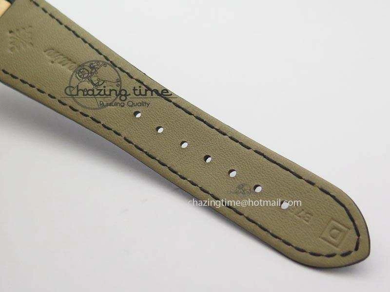 OdorResistant Nautilus Jumbo 18K Wrapped RG BP-Maker Edition Black Dial On Black Leather Strap PP324CS 9090