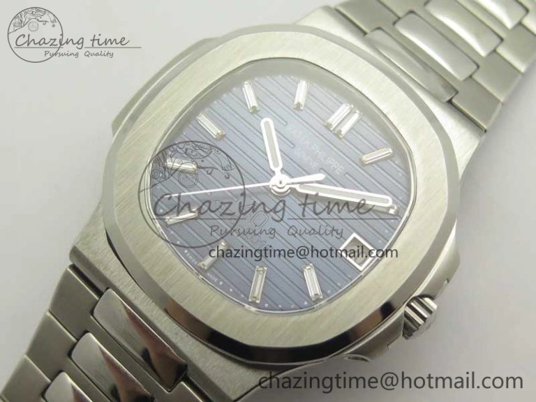 TimelessDesign Nautilus Jumbo 5711 JJF 1:1 Best Edition 40th Anniversary Blue Dial on SS Bracelet A 8996