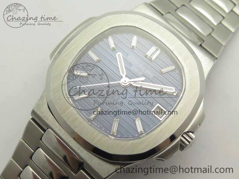 TimelessDesign Nautilus Jumbo 5711 JJF 1:1 Best Edition 40th Anniversary Blue Dial on SS Bracelet A 8996