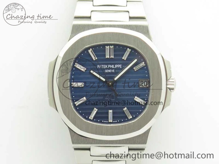 TimelessDesign Nautilus Jumbo 5711 JJF 1:1 Best Edition 40th Anniversary Blue Dial on SS Bracelet A 8996